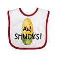 thumbnail image 1 of Inktastic Aw, Shucks Corn on the Cob Humor Boys or Girls Baby Bib, 1 of 4