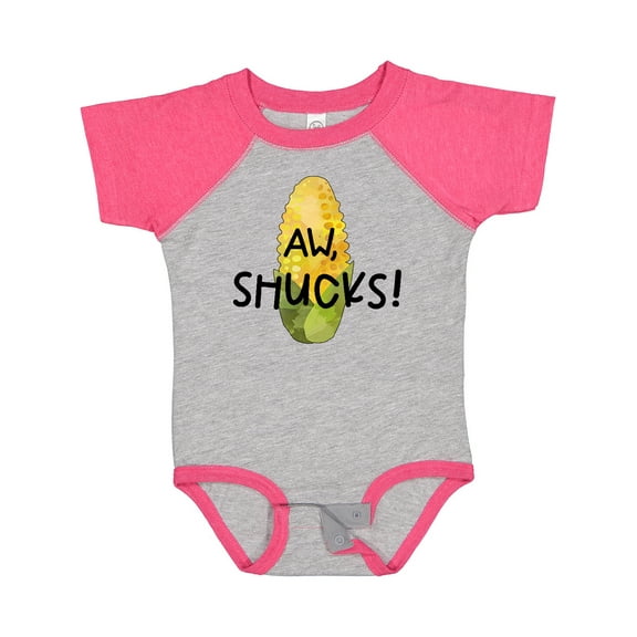 Inktastic Aw, Shucks Corn on the Cob Humor Boys or Girls Baby Bodysuit