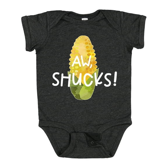 Inktastic Aw, Shucks Corn on the Cob Humor Boys or Girls Baby Bodysuit