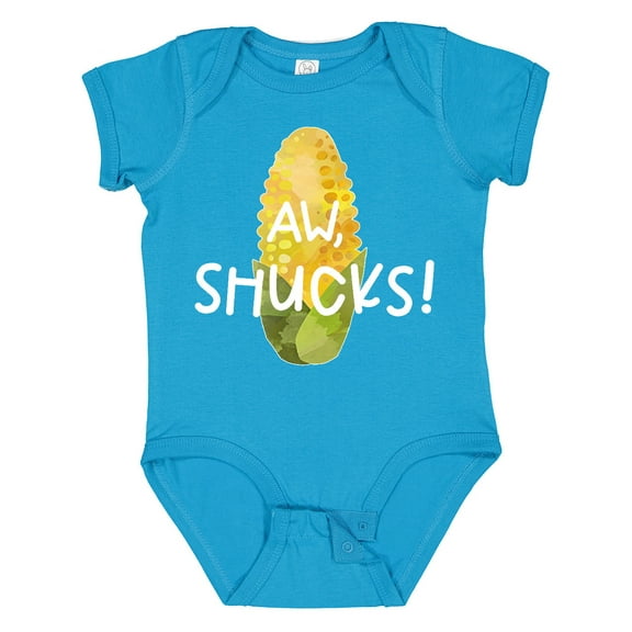 Inktastic Aw, Shucks Corn on the Cob Humor Boys or Girls Baby Bodysuit