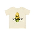 thumbnail image 1 of Inktastic Aw, Shucks Corn on the Cob Humor Boys or Girls Baby T-Shirt, 1 of 5