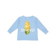 thumbnail image 1 of Inktastic Aw, Shucks Corn on the Cob Humor Boys or Girls Long Sleeve Toddler T-Shirt, 1 of 5