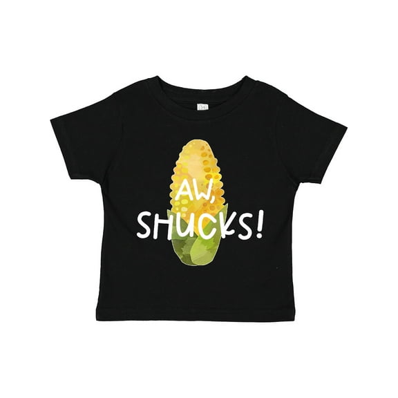 Inktastic Aw, Shucks Corn on the Cob Humor Boys or Girls Toddler T-Shirt
