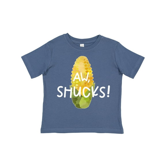 Inktastic Aw, Shucks Corn on the Cob Humor Boys or Girls Toddler T-Shirt