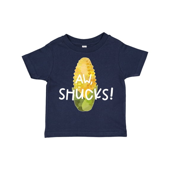 Inktastic Aw, Shucks Corn on the Cob Humor Boys or Girls Toddler T-Shirt