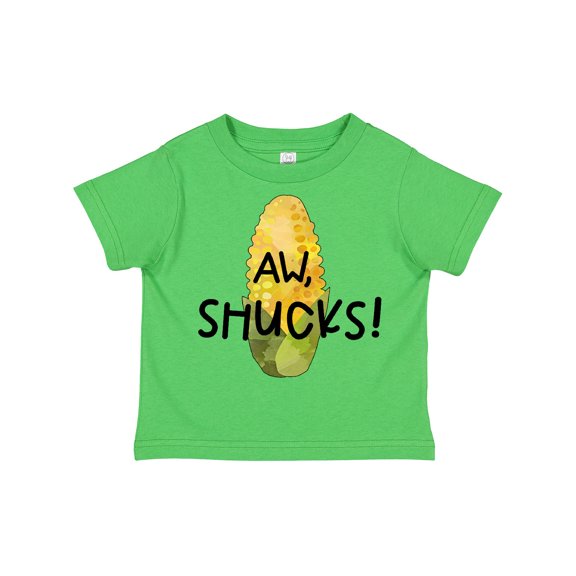 Inktastic Aw, Shucks Corn on the Cob Humor Boys or Girls Toddler T-Shirt