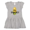 thumbnail image 1 of Inktastic Aw, Shucks Corn on the Cob Humor Girls Toddler Dress, 1 of 5