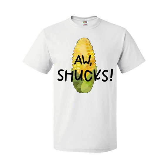 Inktastic Aw, Shucks Corn on the Cob Humor T-Shirt