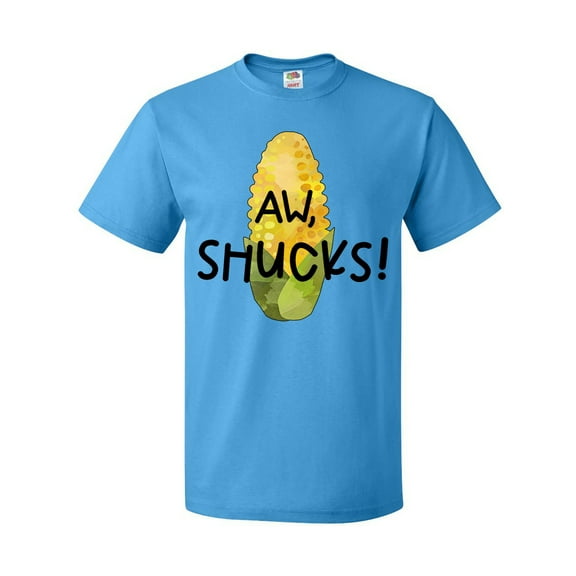 Inktastic Aw, Shucks Corn on the Cob Humor T-Shirt