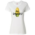 thumbnail image 1 of Inktastic Aw, Shucks Corn on the Cob Humor Women's T-Shirt, 1 of 5