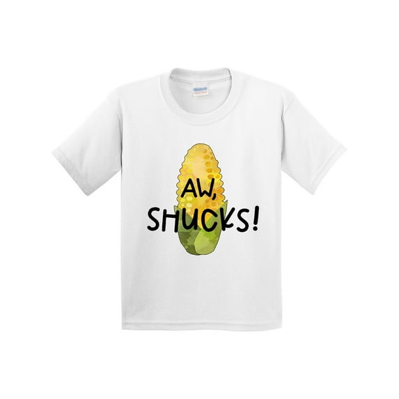 Inktastic Aw, Shucks Corn on the Cob Humor Youth T-Shirt