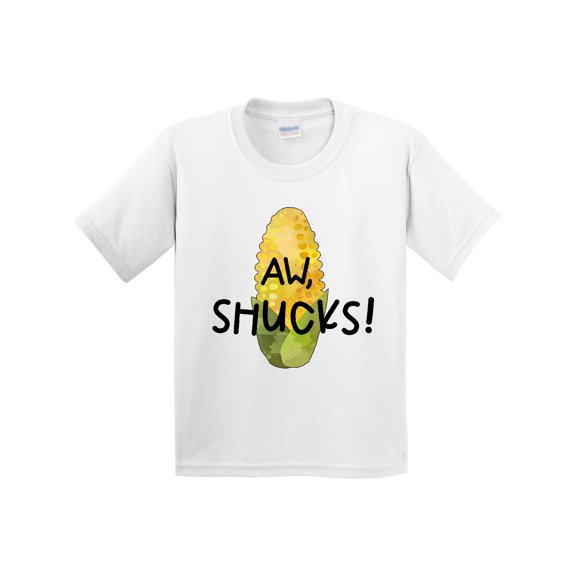 Inktastic Aw, Shucks Corn on the Cob Humor Youth T-Shirt