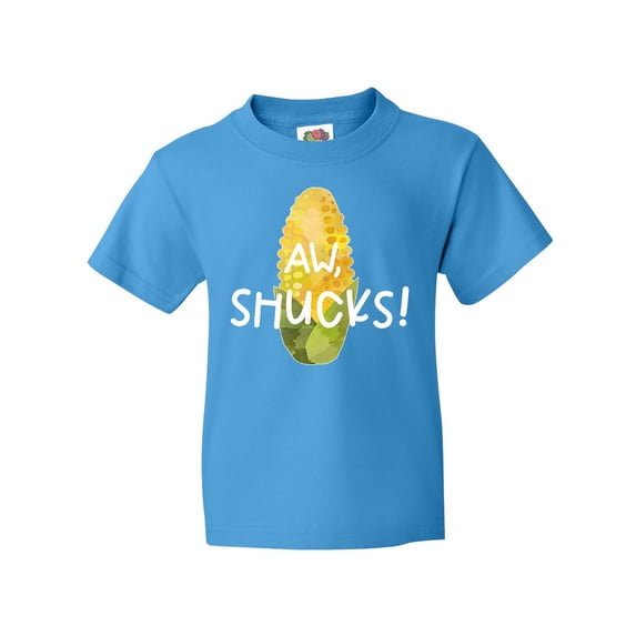Inktastic Aw, Shucks Corn on the Cob Humor Youth T-Shirt