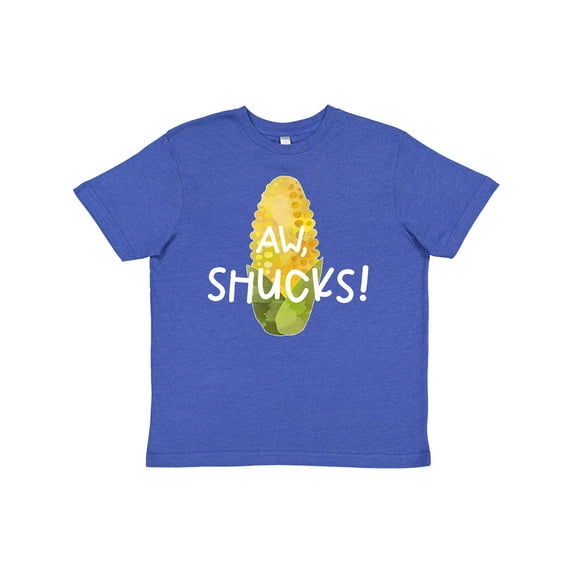 Inktastic Aw, Shucks Corn on the Cob Humor Youth T-Shirt