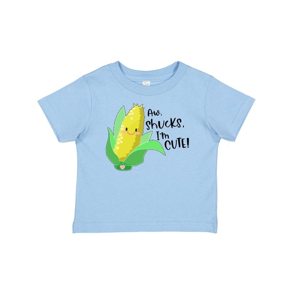Inktastic Aw, Shucks, I'm Cute Corn Humor Boys or Girls Baby T-Shirt