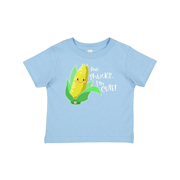 Inktastic Aw, Shucks, I'm Cute Corn Humor Boys or Girls Baby T-Shirt