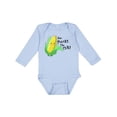 thumbnail image 1 of Inktastic Aw, Shucks, I'm Cute Corn Humor Boys or Girls Long Sleeve Baby Bodysuit, 1 of 5