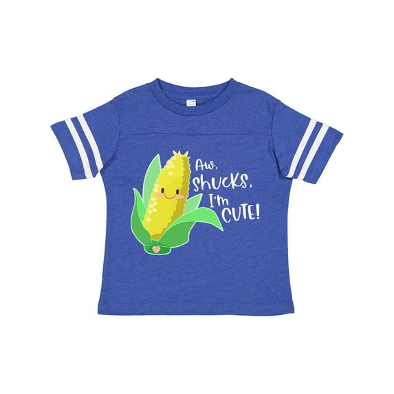 Inktastic Aw, Shucks, I'm Cute Corn Humor Boys or Girls Toddler T-Shirt