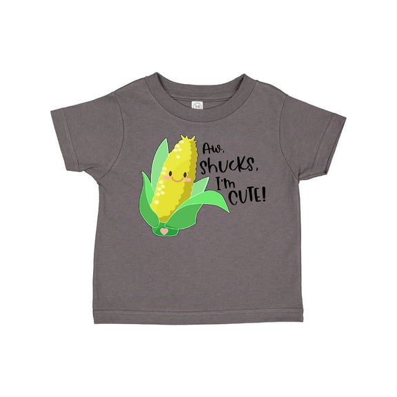 Inktastic Aw, Shucks, I'm Cute Corn Humor Boys or Girls Toddler T-Shirt