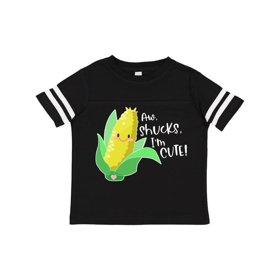 Inktastic Aw, Shucks, I'm Cute Corn Humor Boys or Girls Toddler T-Shirt