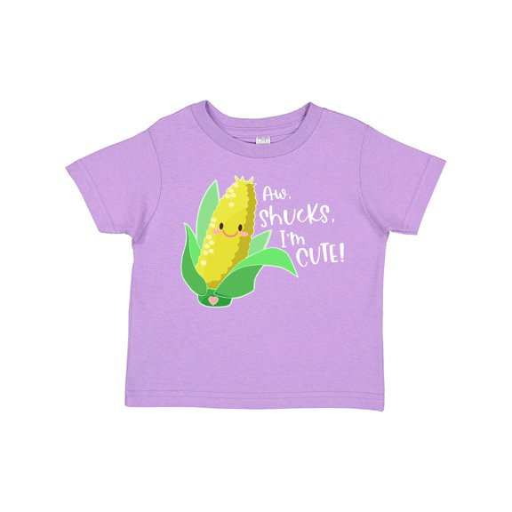 Inktastic Aw, Shucks, I'm Cute Corn Humor Boys or Girls Toddler T-Shirt