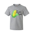thumbnail image 1 of Inktastic Aw, Shucks, I'm Cute Corn Humor Youth T-Shirt, 1 of 5