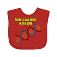 thumbnail image 1 of Inktastic Awesome Dna Boys or Girls Baby Bib, 1 of 4