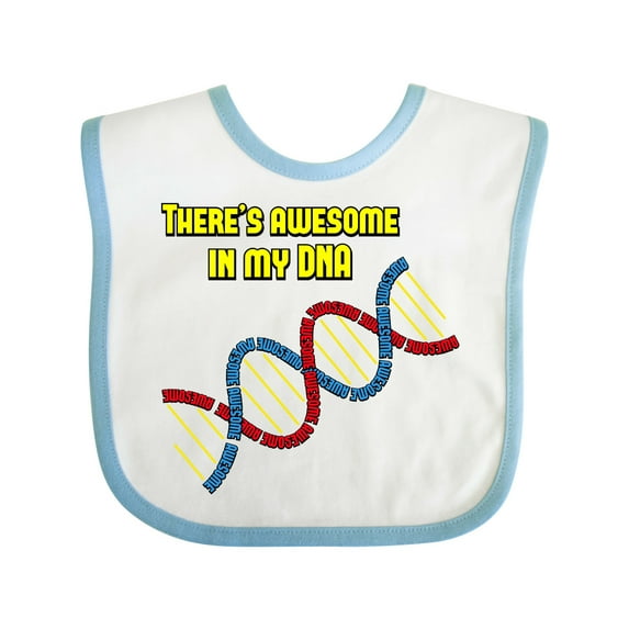 Inktastic Awesome Dna Boys or Girls Baby Bib