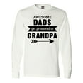thumbnail image 1 of Inktastic Awesome Dads Get Promoted to Grandpa Long Sleeve T-Shirt, 1 of 5