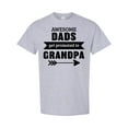thumbnail image 1 of Inktastic Awesome Dads Get Promoted to Grandpa T-Shirt, 1 of 5