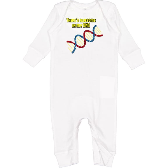 Inktastic Awesome Dna Baby Romper Coveralls