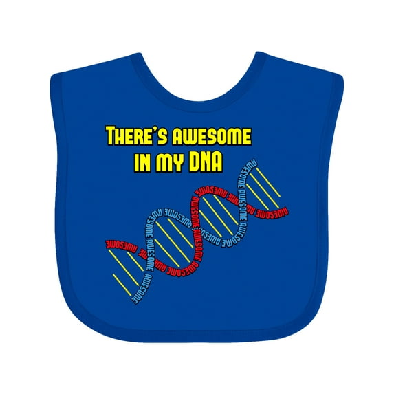 Inktastic Awesome Dna Boys or Girls Baby Bib