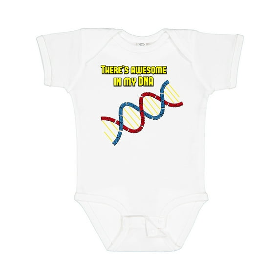 Inktastic Awesome Dna Boys or Girls Baby Bodysuit