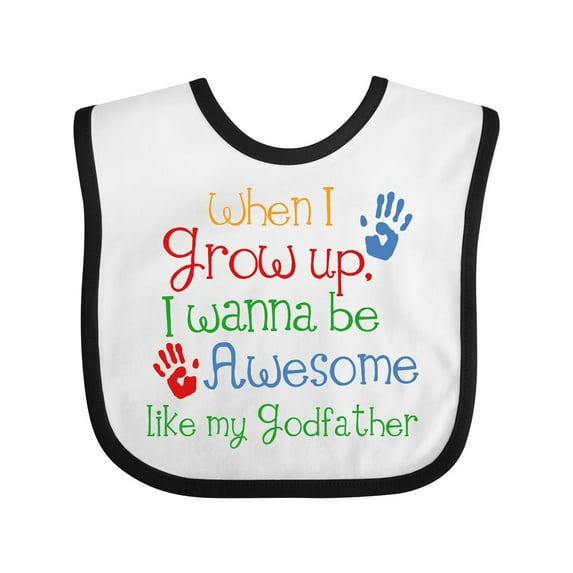 Inktastic Awesome Like My Godfather Boys Baby Bib