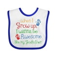 thumbnail image 1 of Inktastic Awesome Like My Godfather Boys Baby Bib, 1 of 4