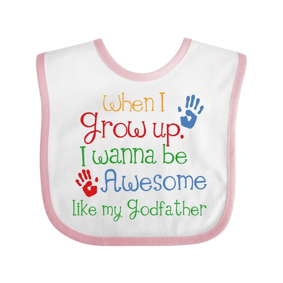 Inktastic Awesome Like My Godfather Boys Baby Bib