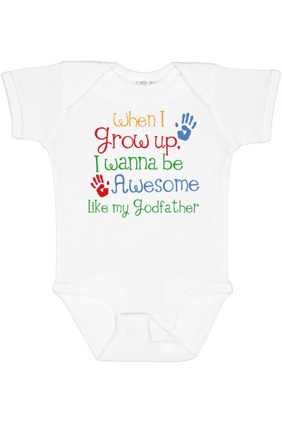 Awesome Like My Godfather Boys Baby Bodysuit