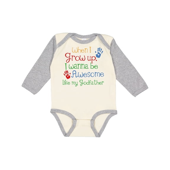 Inktastic Awesome Like My Godfather Boys Long Sleeve Baby Bodysuit