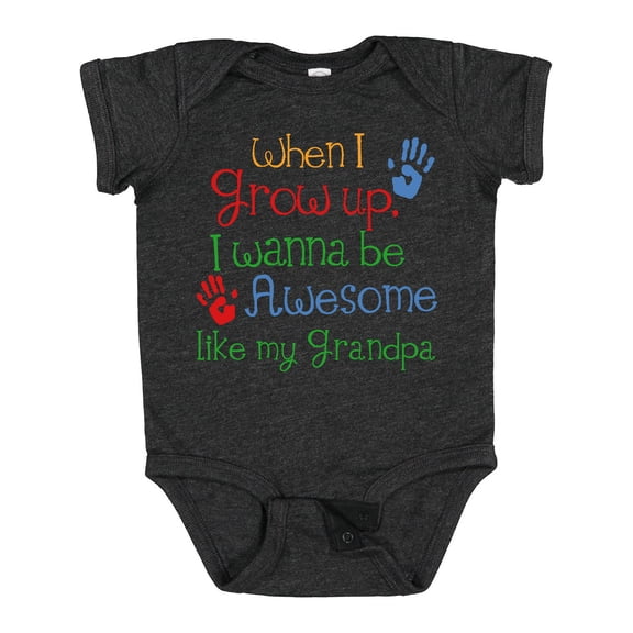 Inktastic Awesome Like My Grandpa Boys or Girls Baby Bodysuit