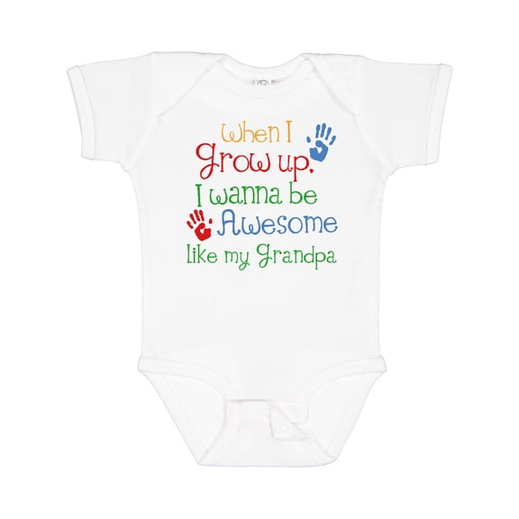 Inktastic Awesome Like My Grandpa Boys or Girls Baby Bodysuit