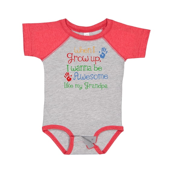 Inktastic Awesome Like My Grandpa Boys or Girls Baby Bodysuit