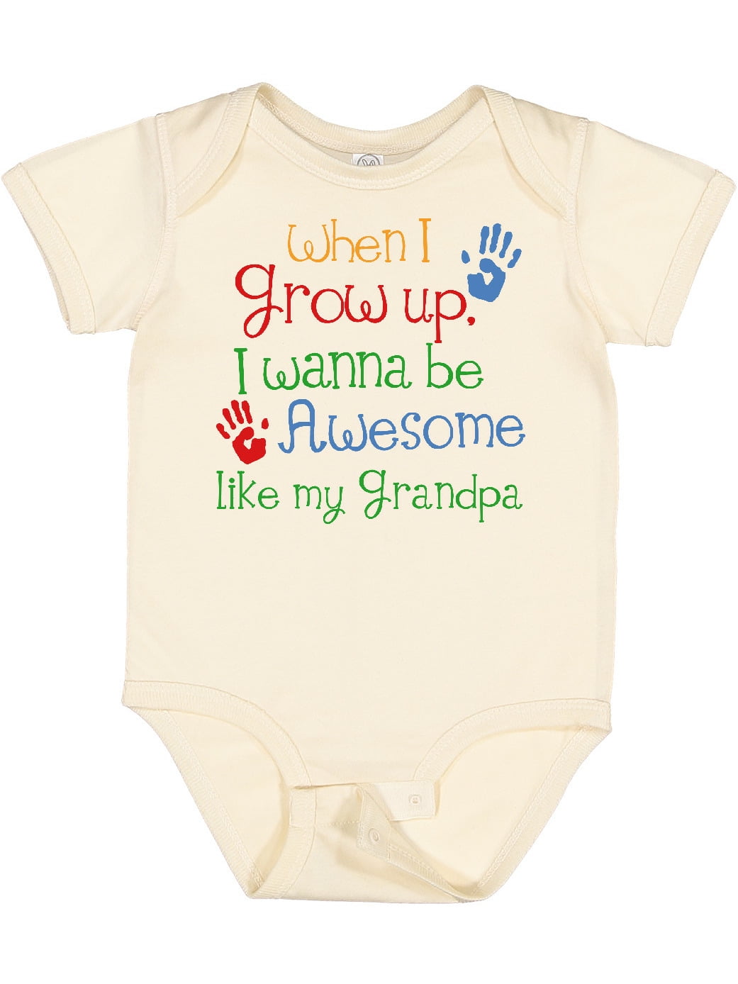 Inktastic Awesome Like My Grandpa Boys or Girls Baby Bodysuit