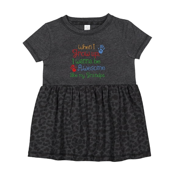 Inktastic Awesome Like My Grandpa Girls Baby Dress