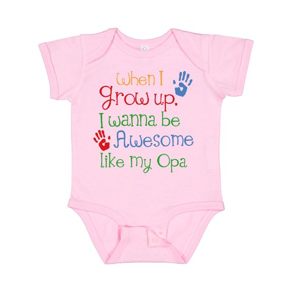Inktastic Awesome Like My Opa Boys or Girls Baby Bodysuit