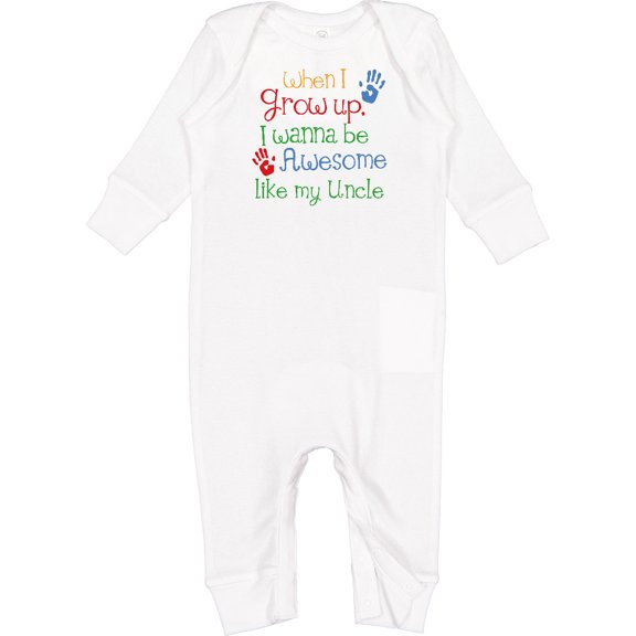 Inktastic Awesome Like My Uncle Baby Romper Coveralls
