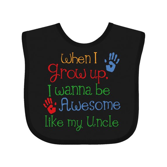 Inktastic Awesome Like My Uncle Boys or Girls Baby Bib