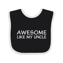 Inktastic Awesome Like My Uncle Boys or Girls Baby Bib