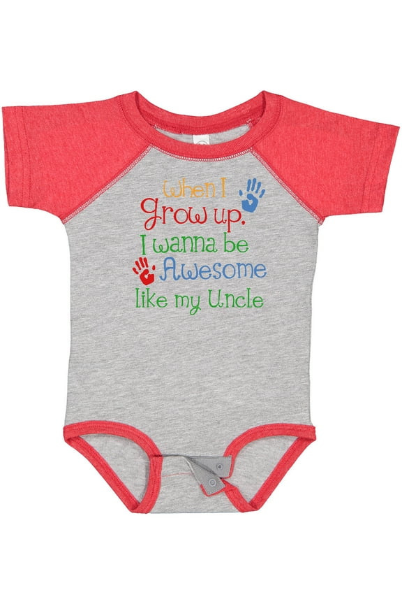 Awesome Like My Uncle Boys or Girls Baby Bodysuit