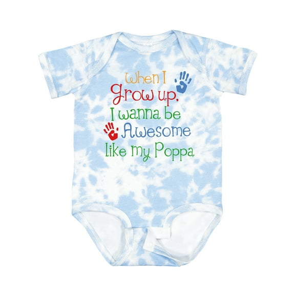 Inktastic Awesome Like Poppa Boys or Girls Baby Bodysuit
