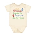 thumbnail image 1 of Inktastic Awesome Like Poppa Boys or Girls Baby Bodysuit, 1 of 5